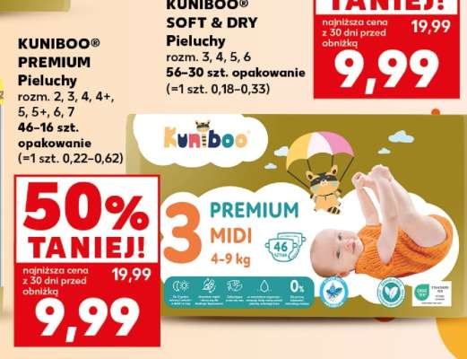 KUNIBOO® PREMIUM Pieluchy