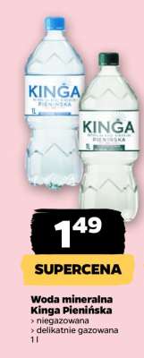Woda mineralna KINGA PIENIŃSKA