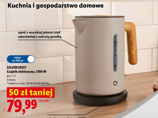Silvercrest Czajnik elektryczny, 3100 W