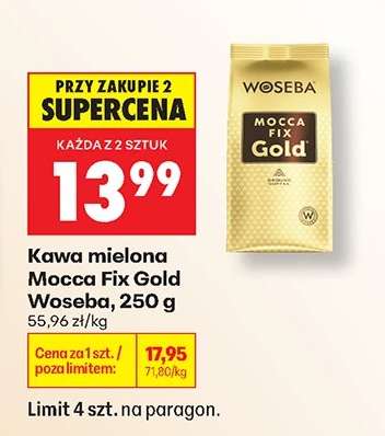 Kawa mielona Mocca Fix Gold Woseba 250 g