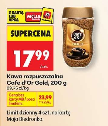 Kawa rozpuszczalna Cafe d'Or Gold 200 g