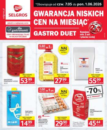 Gazetka Selgros - 7.05.2026 - 1.06.2026.