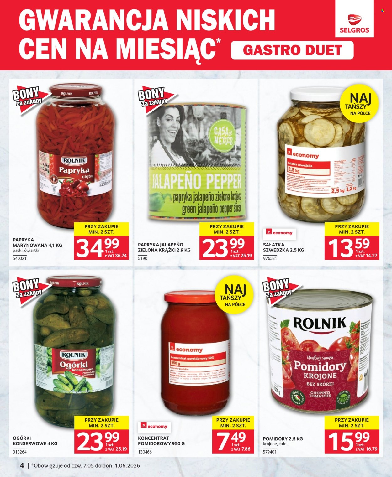Gazetka Selgros - 7.05.2026 - 1.06.2026. Strona 4
