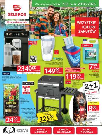 Gazetka Selgros - 7.05.2026 - 20.05.2026.