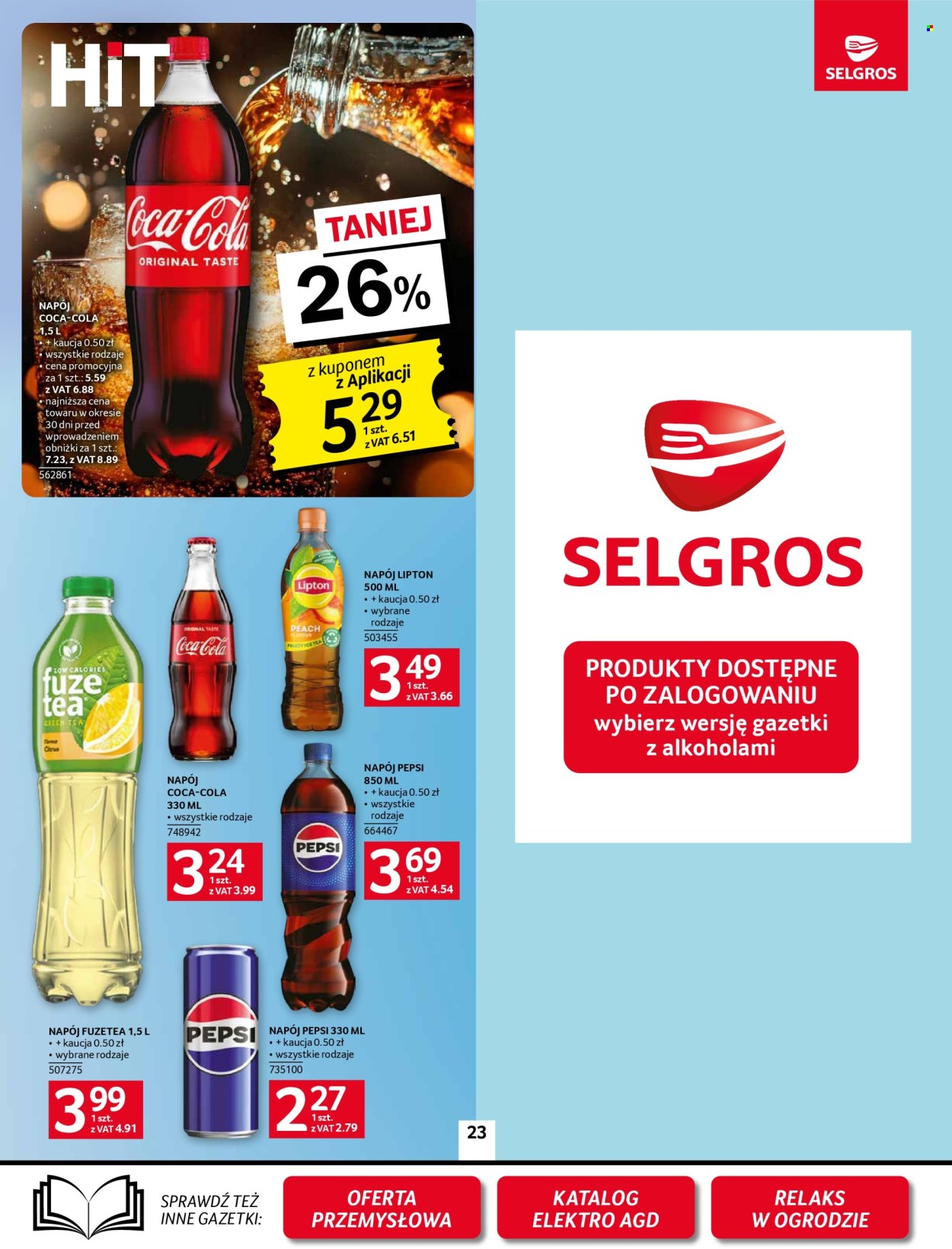 Gazetka Selgros - 7.05.2026 - 20.05.2026. Strona 23