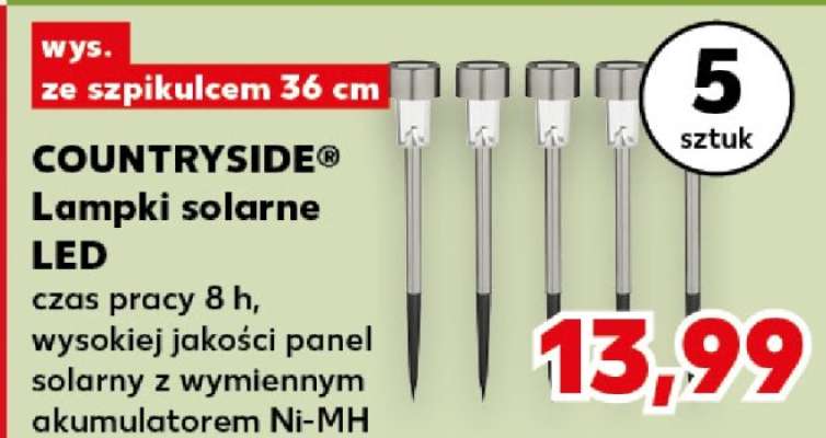 COUNTRYSIDE® Lampki solarne LED