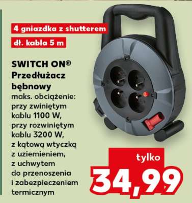 SWITCH ON® Przedłużacz bębnowy