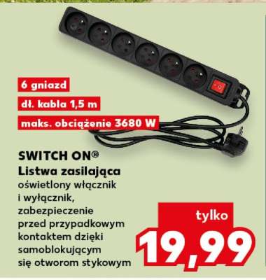 SWITCH ON® Listwa zasilająca