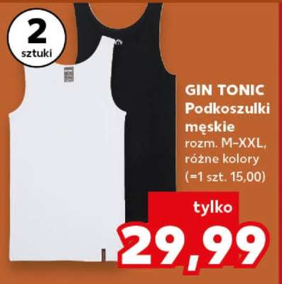 GIN TONIC Podkoszulki męskie