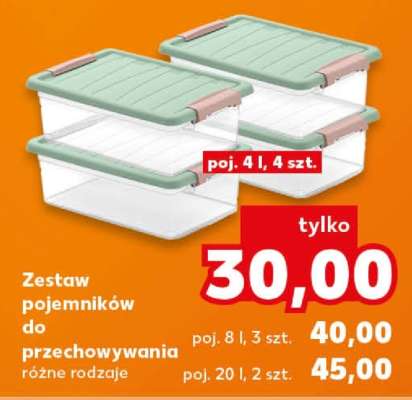 Zestaw pojemników do przechowywania