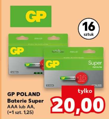 GP POLAND Baterie Super AAA lub AA