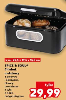SPICE & SOUL® Chlebak metalowy
