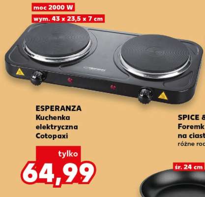 ESPERANZA Kuchenka elektryczna Cotopaxi