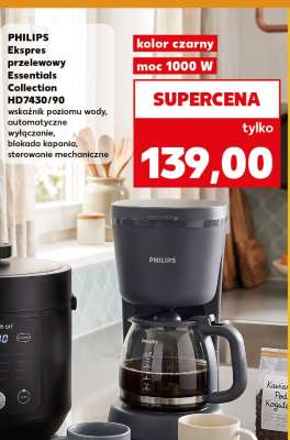 PHILIPS Ekspres przelewowy Essentials Collection HD7430/90