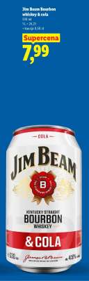 Jim Beam Bourbon whiskey & cola