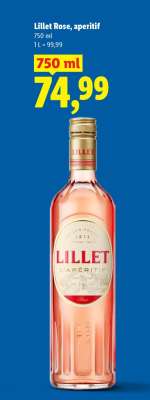 Lillet Rose, aperitif