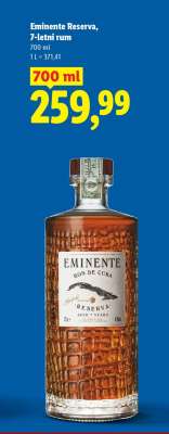 Eminente Reserva, 7-letní rum