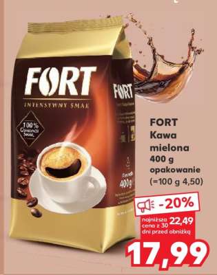 FORT Kawa mielona 400 g opakowanie