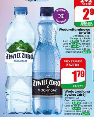 Woda źródlana Żywiec Zdrój