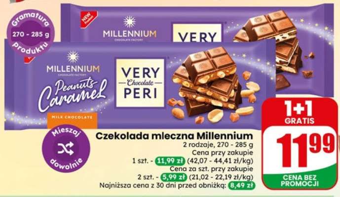 Czekolada mleczna Millennium