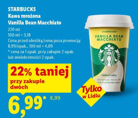 STARBUCKS Kawa mrożona Vanilla Bean Macchiato