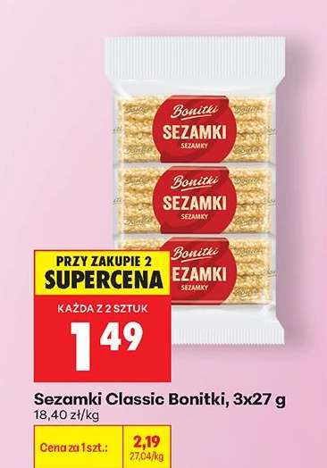 Sezamki Classic Bonitki 3x27 g