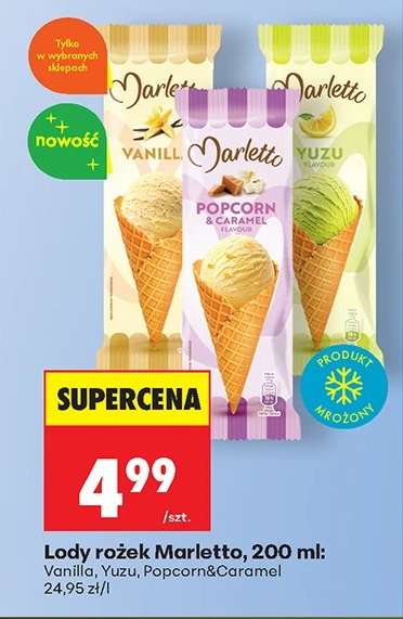 Lody rożek Marletto, 200 ml