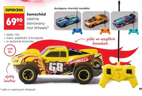 Samochód zdalnie sterowany Hot Wheels