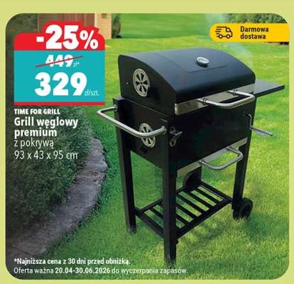 Grill węglowy premium