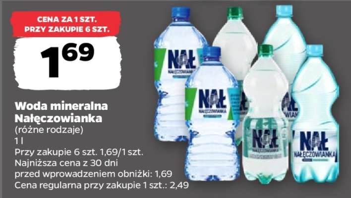 Woda mineralna NAŁĘCZOWIANKA