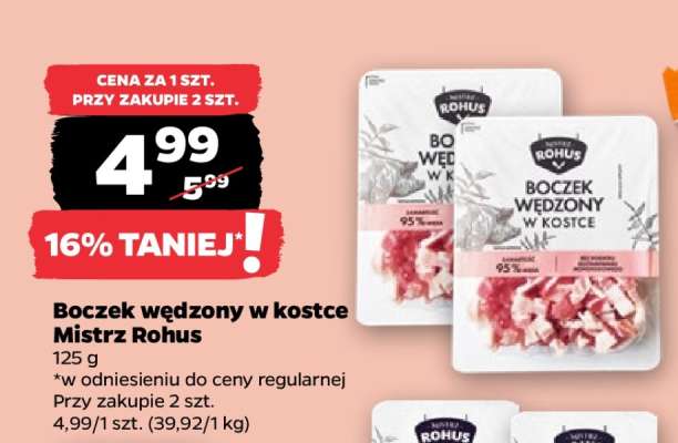 Boczek wędzony w kostce Mistrz Rohus