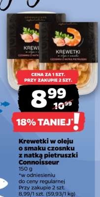Krewetki w oleju o smaku czosnku z natką pietruszki Connoisseur