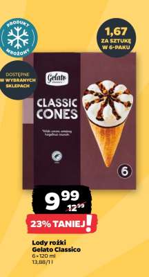 Lody rożki Gelato Classico