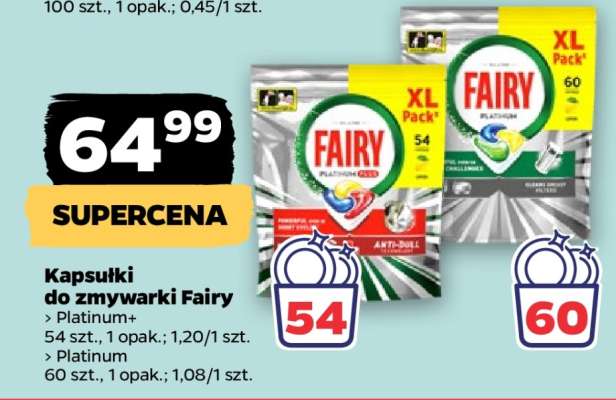 Kapsułki do zmywarki FAIRY