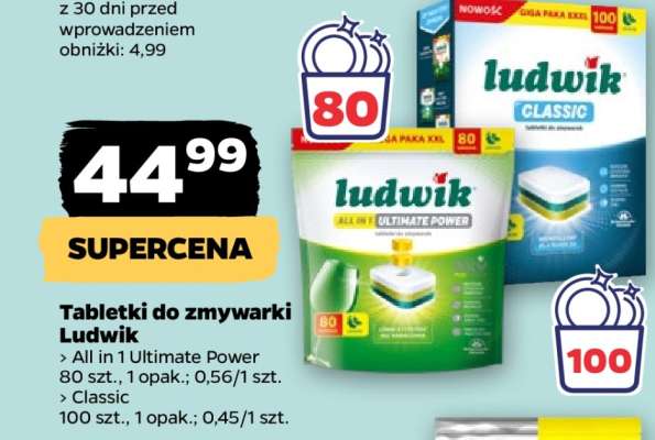 Tabletki do zmywarki Ludwik