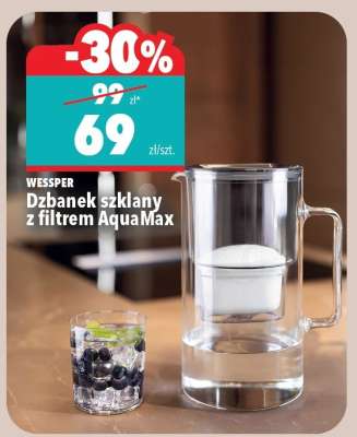 Dzbanek szklany z filtrem AquaMax