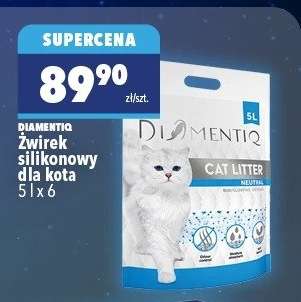 DIAMENTIQ Żwirek silikonowy dla kota 5 l x 6