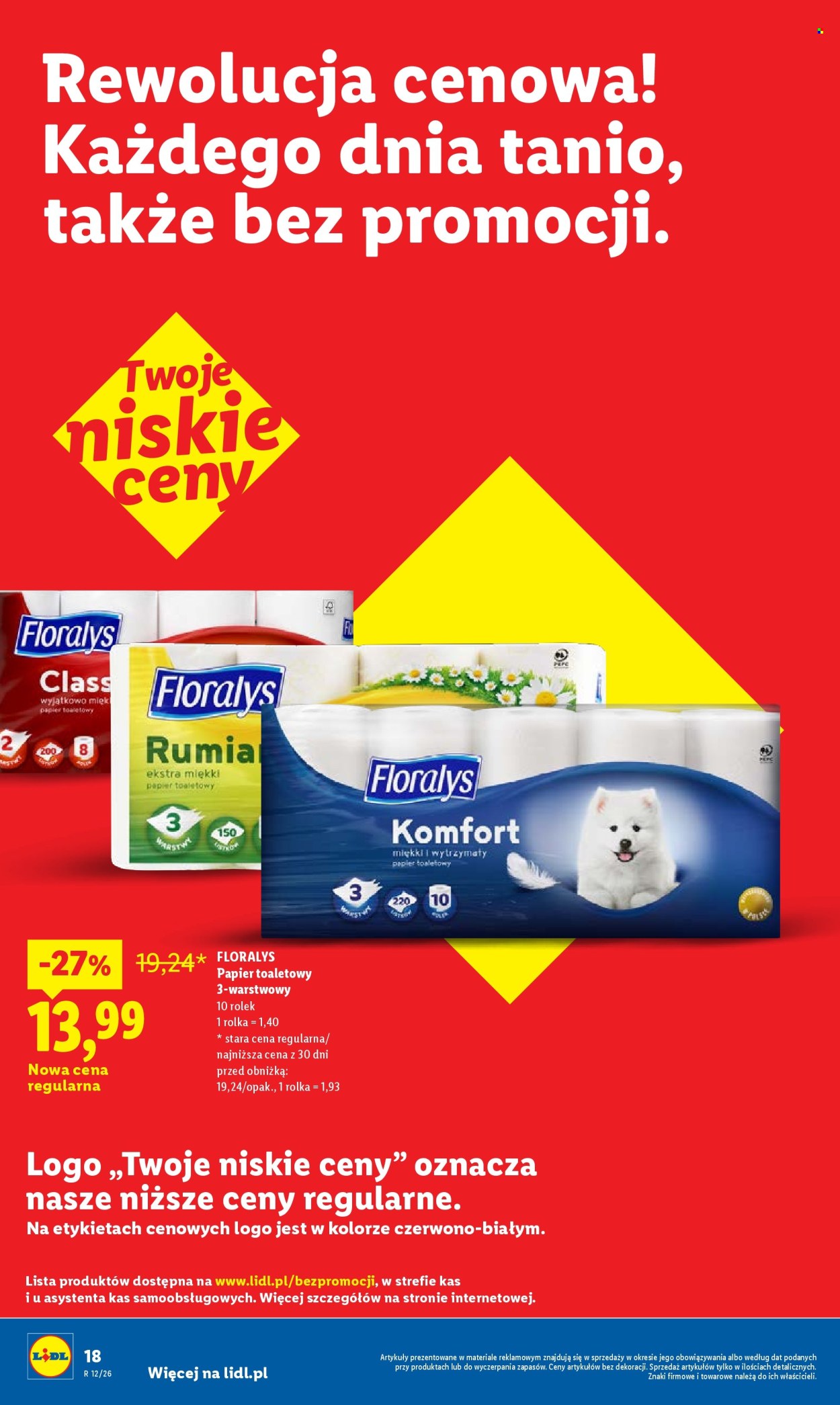 Leták Lidl. Strana 18