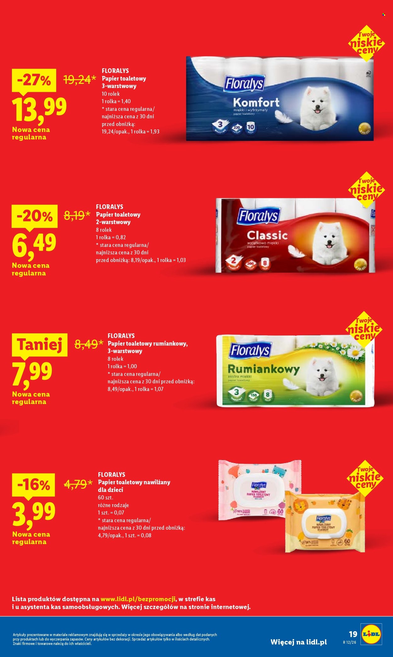 Leták Lidl. Strana 19
