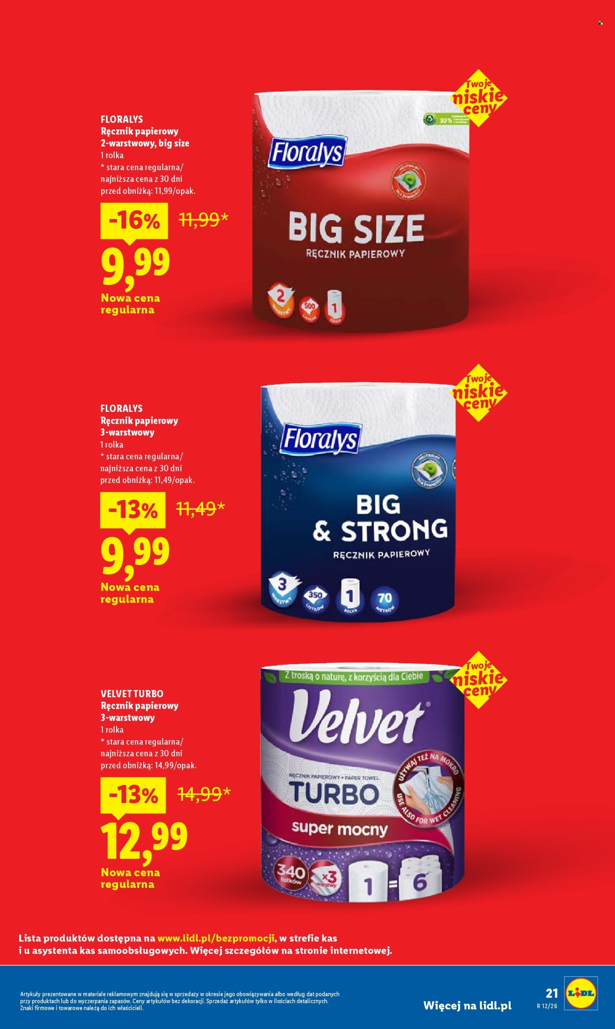 Leták Lidl. Strana 21