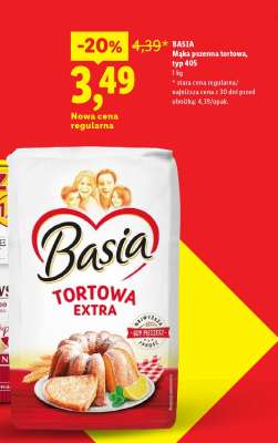 BASIA Mąka pszenna tortowa, typ 405