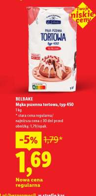BELBAKE Mąka pszenna tortowa, typ 450