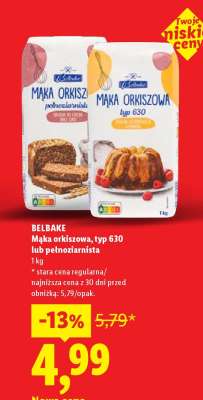 BELBAKE Mąka orkiszowa, typ 630 lub pełnoziarnista
