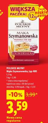 POLSKIE MŁYNY Mąka Szymanowska, typ 480