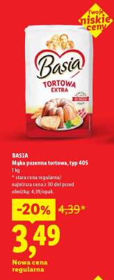 BASIA Mąka pszenna tortowa, typ 405