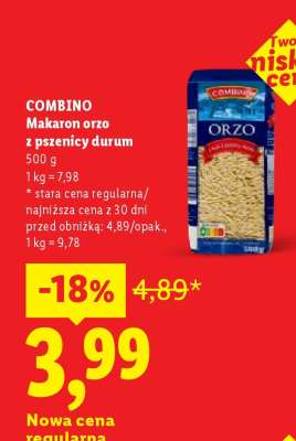 COMBINO Makaron orzo z pszenicy durum