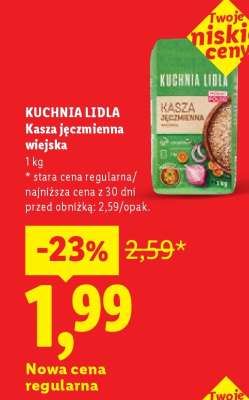 KUCHNIA LIDLA Kasza jęczmienna wiejska
