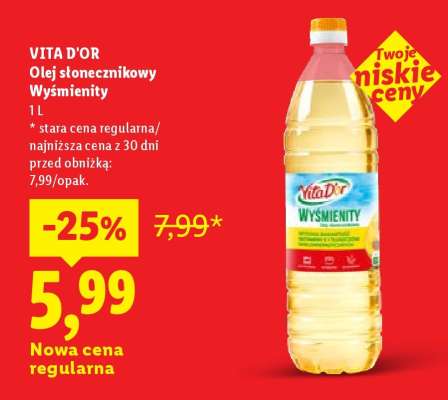 Vita D'or Olej słonecznikowy Wyśmienity