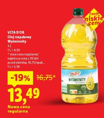 Vita D'or Olej rzepakowy Wyśmienity