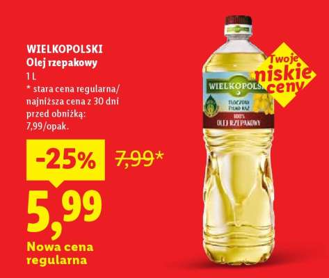 WIELKOPOLSKI Olej rzepakowy 1l